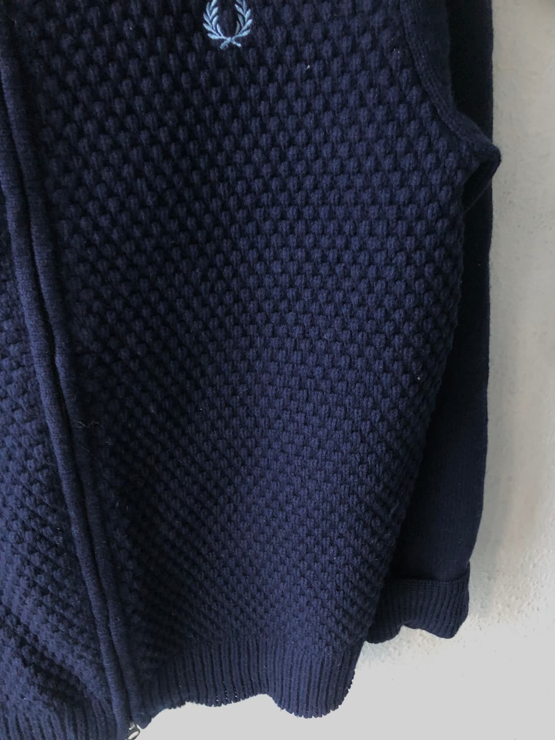 프레드페리 네이비 니트 자켓 상품이미지3