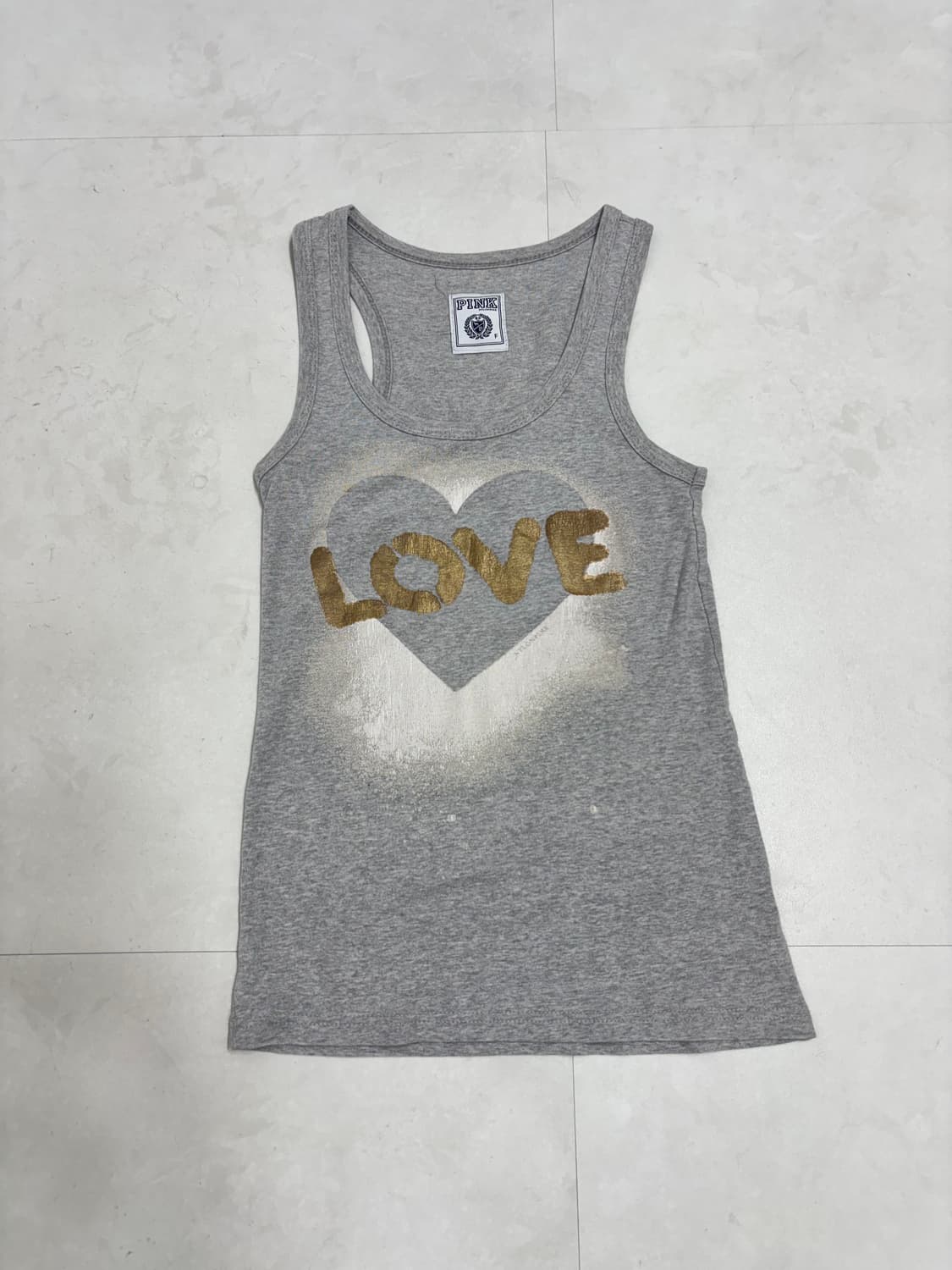 LOVE SLEEVELESS LIGHT GRAY 상품이미지6