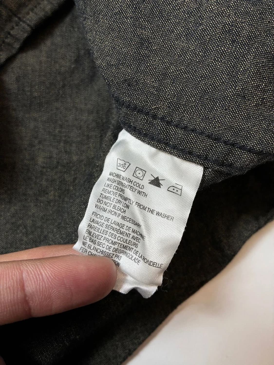 할리데이비슨 피그먼트 프린팅 데님 셔츠 PN8290 상품이미지10