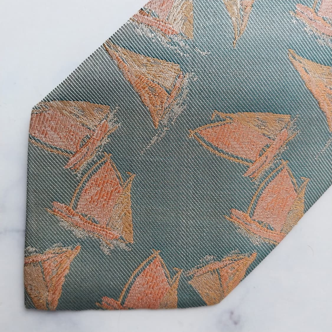 제이프레스 세일링 보트 패턴 컬러 넥타이 9.5cm A+등급 K2248
 상품이미지7