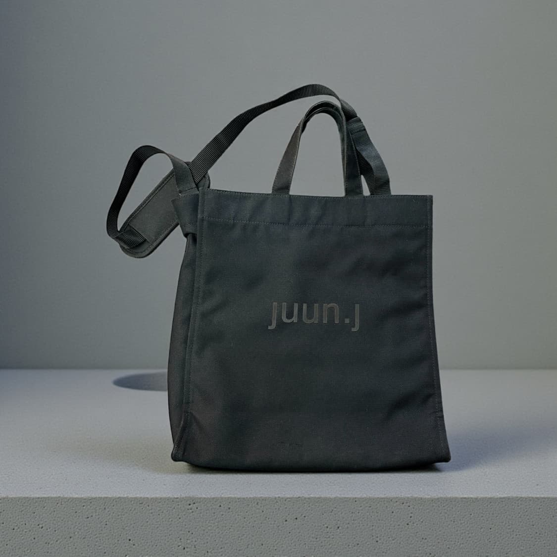 준지 프론트로고 캔버스 토트백.크로스백 상품이미지3