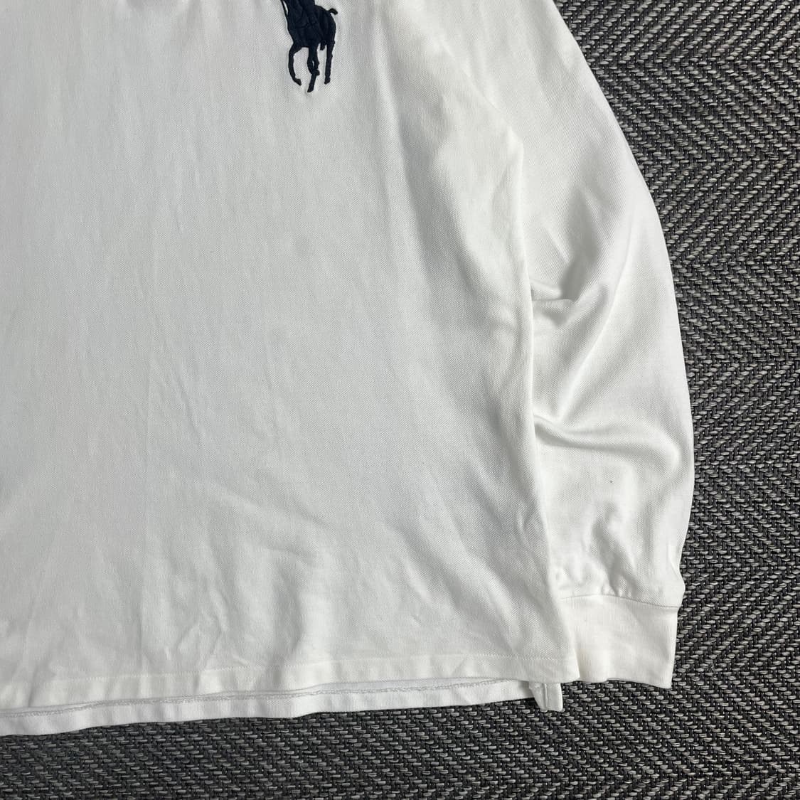 폴로 랄프로렌 빅포니 화이트 pk 카라 긴팔 티셔츠 y 3710 상품이미지4