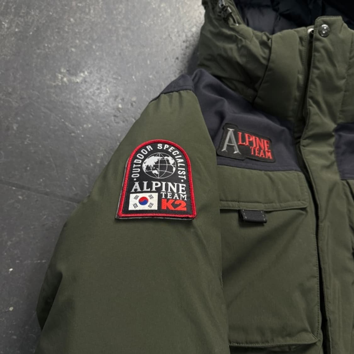 100 K2 알파인팀 대장급 패딩  상품이미지3