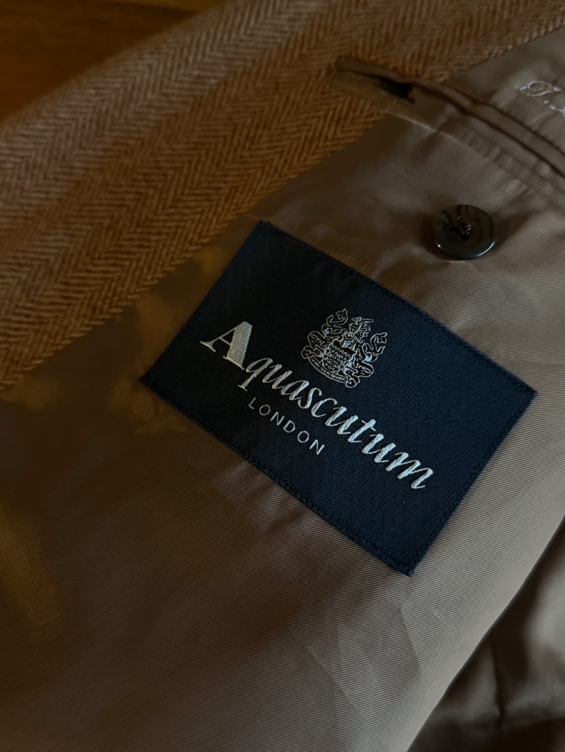 아쿠아스큐텀 트위드 자켓 남성100 상품이미지9