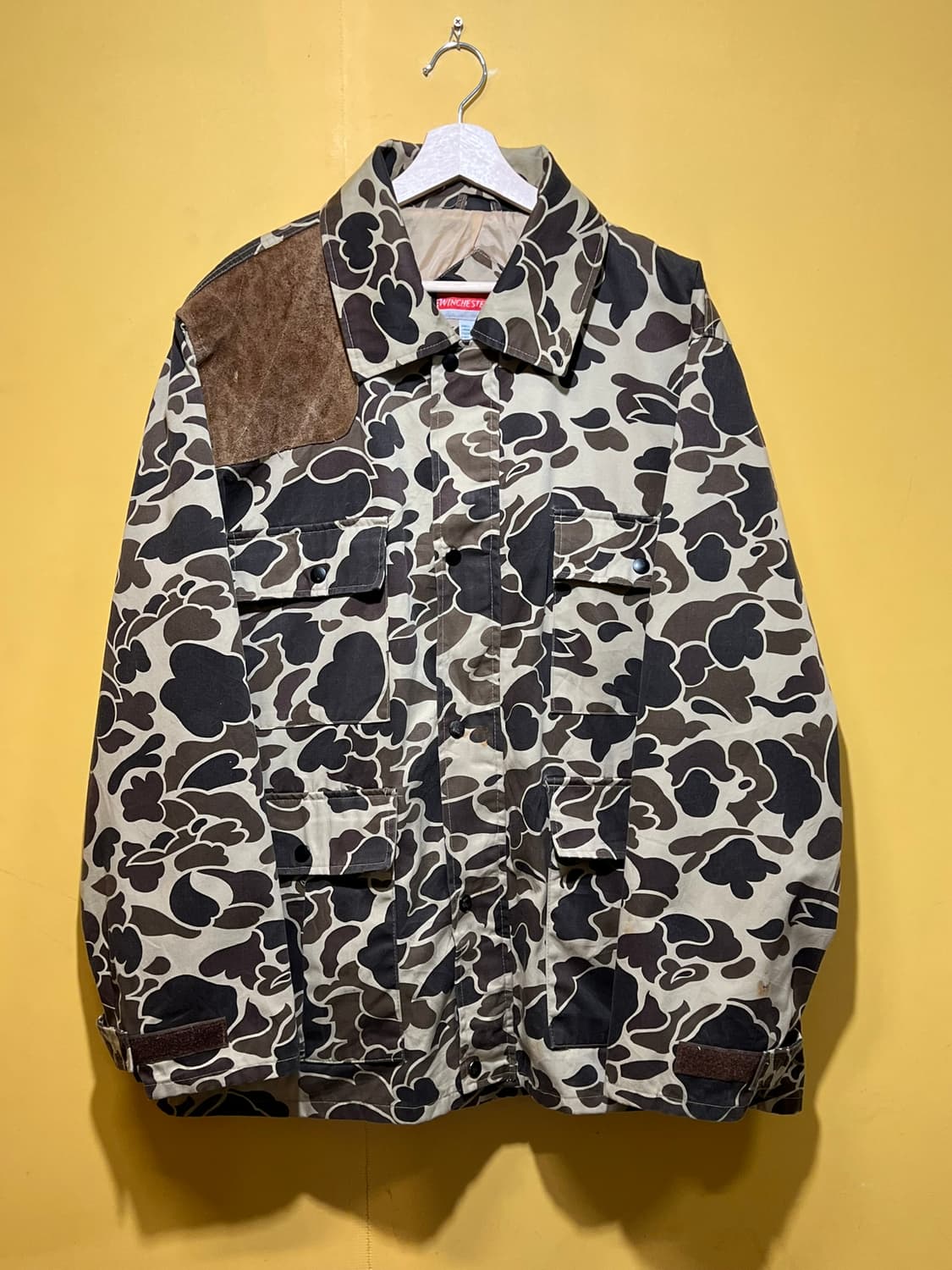 80s [XL] 올드 윈체스터 카모 헌팅 자켓 상품이미지1