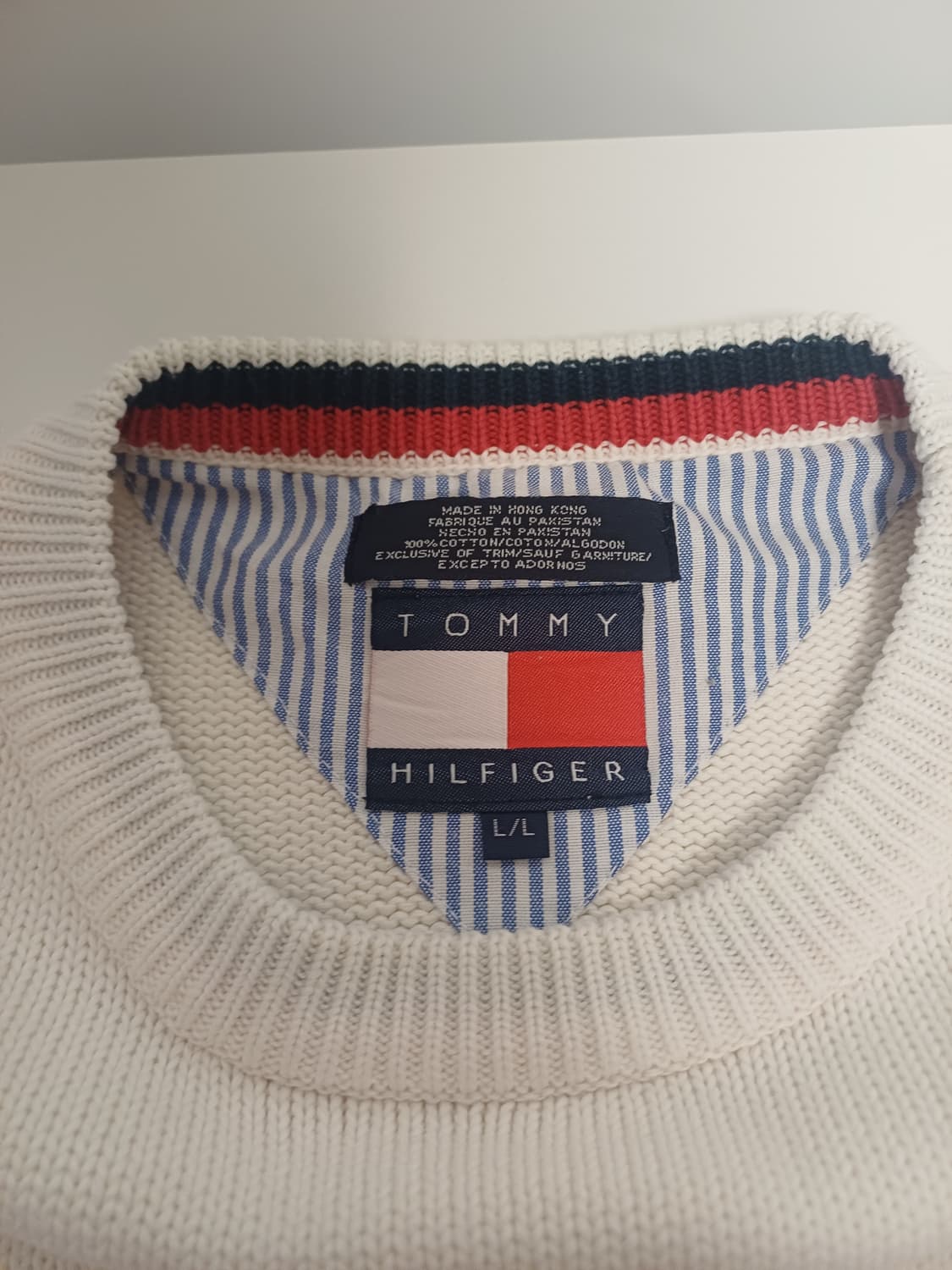 타미힐피거 올드스쿨 헤비 코튼 니트 [L] 상품이미지4