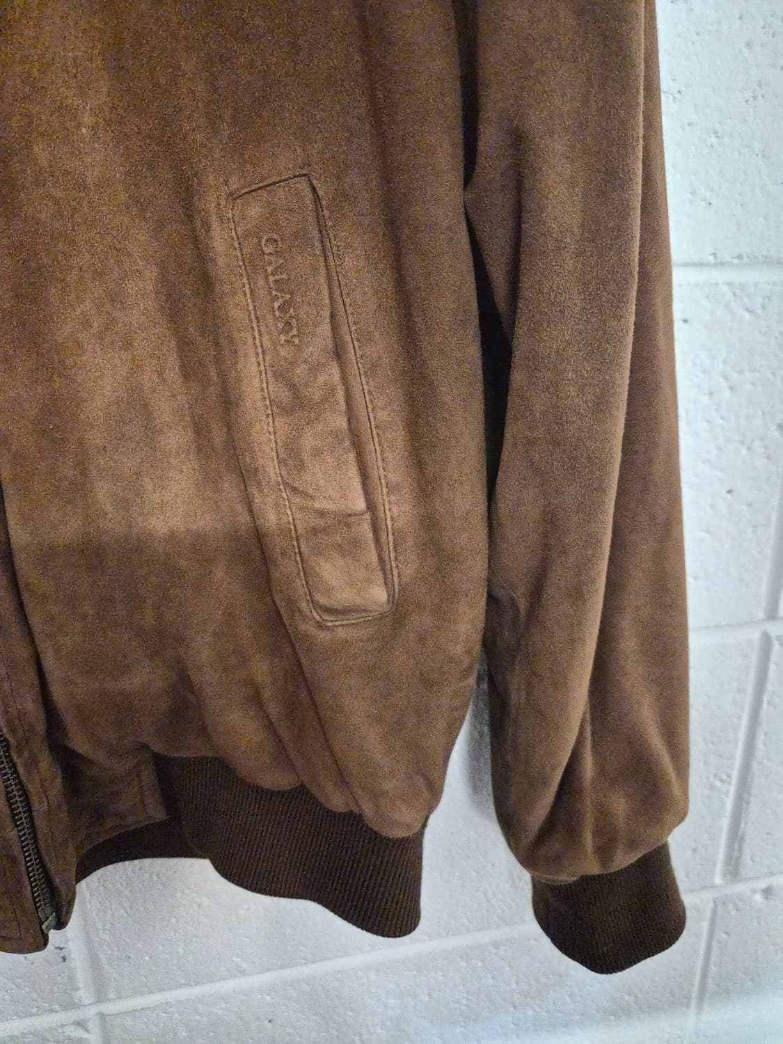 105) 갤럭시 90's 스웨이드 레더 자켓 팝니다 상품이미지4