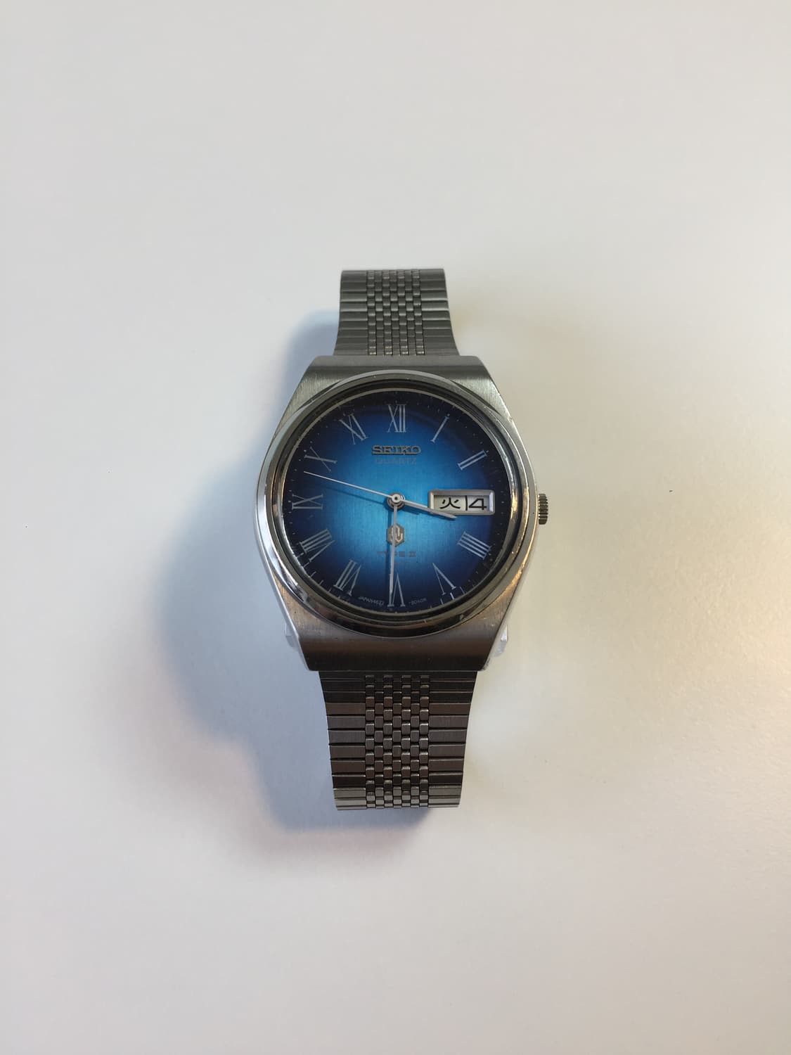 70s seiko type 2 blue roman index quartz 상품이미지8