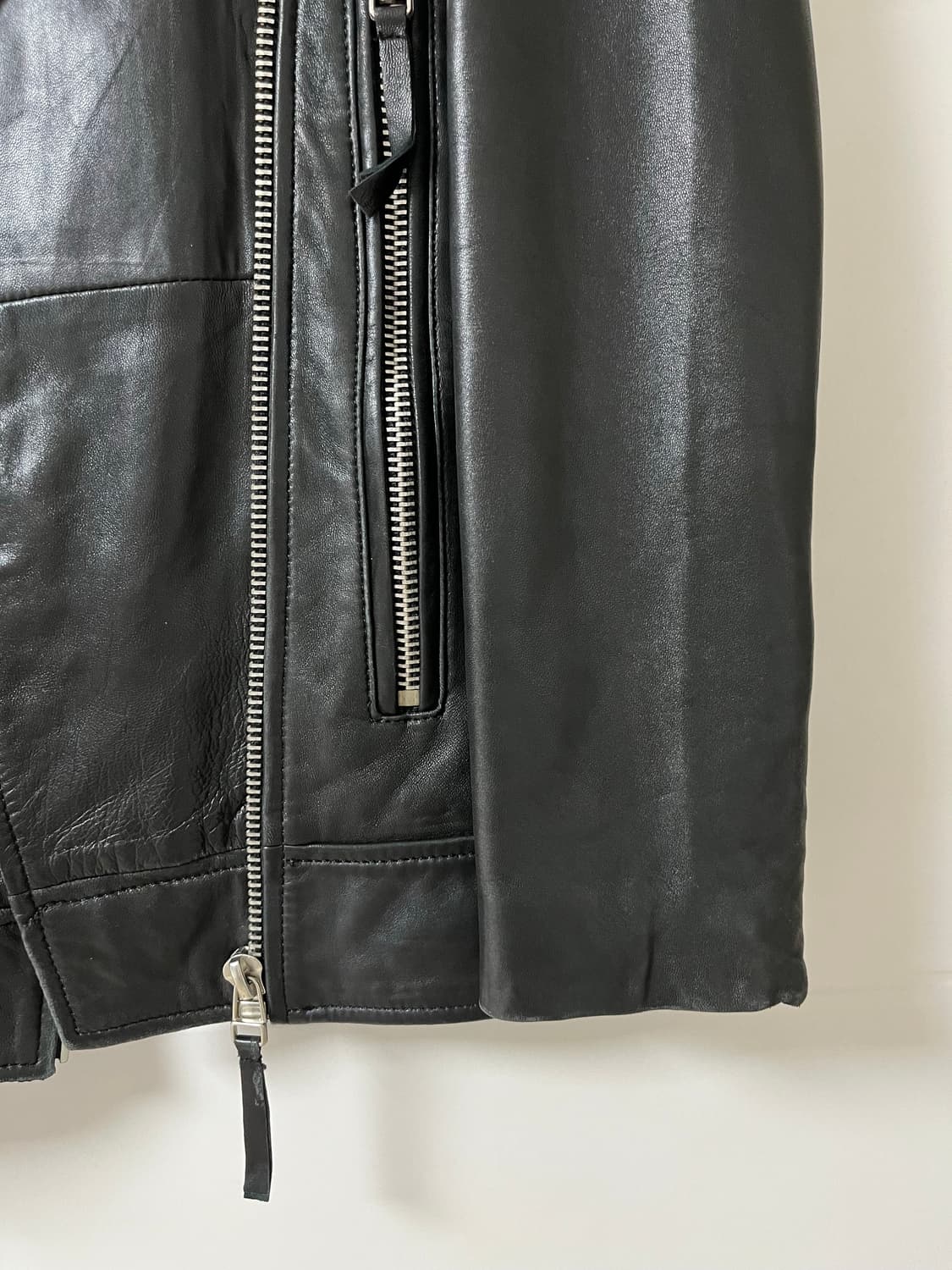 자라 라이더 자켓 자라 가죽 자켓 상품이미지7