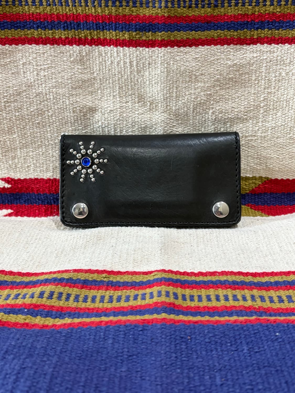 Real leather stud western trucker / 장지갑 상품이미지1