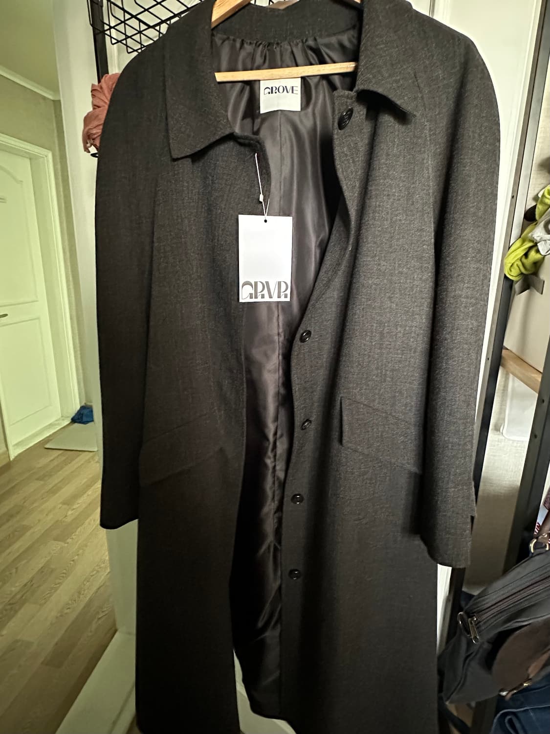 (새상품) Grove 그로브 WAYNE LONG COAT (GRAY) 상품이미지2