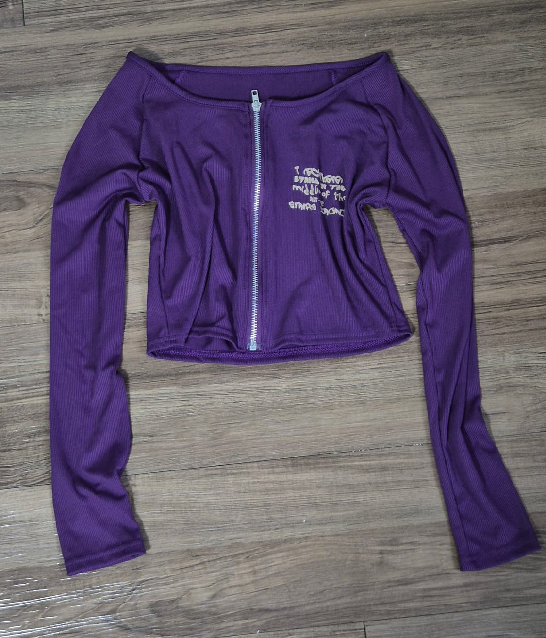 보라색 집업 가디건 상품이미지1