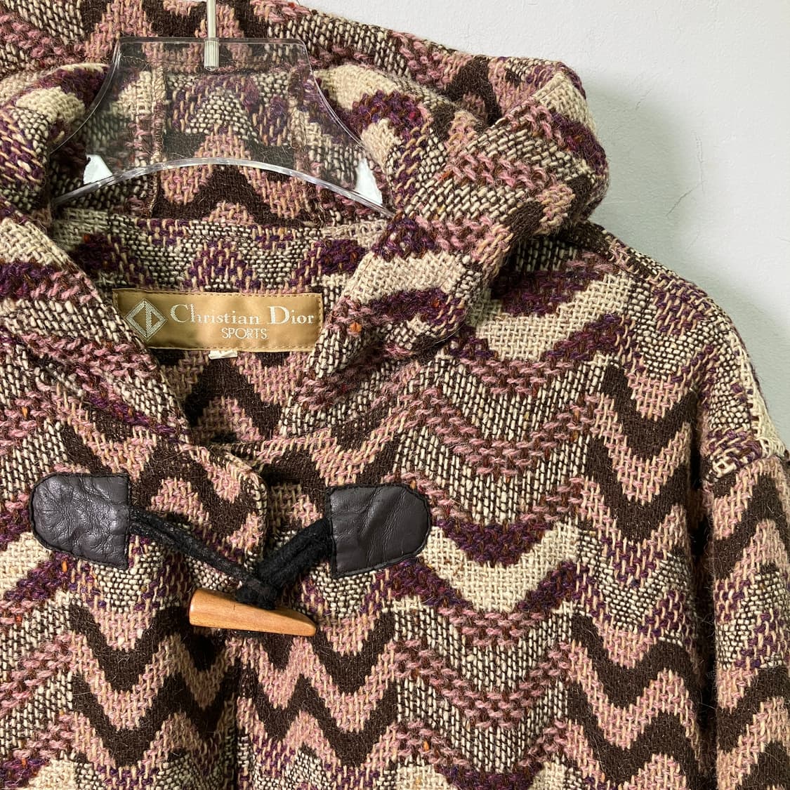 Dior 크리스찬 디올 빈티지 후드 더플 코트 M 상품이미지4