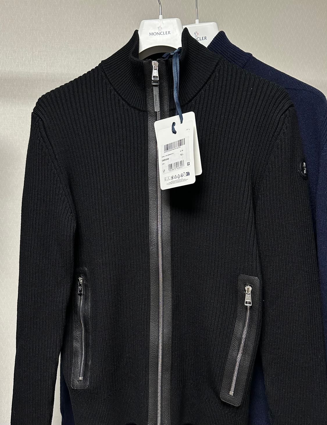 몽클레어 트리콧 니티드 레더포인트 자켓 23fw 새상품 상품이미지1