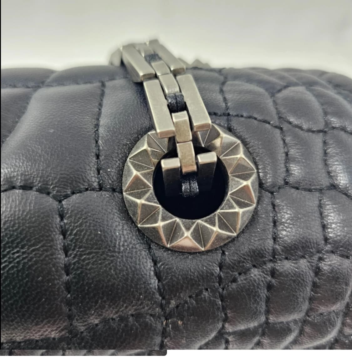 랑방 블랙 퀼팅 가죽 숄더백 상품이미지7