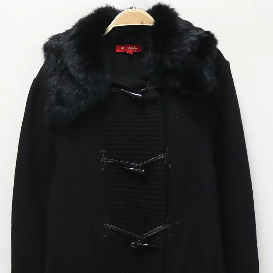 DERHY 퍼 포인트 울 떡볶이 니트 자켓 63611 상품이미지3