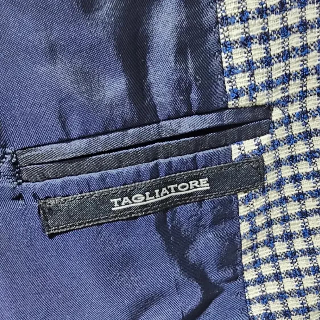 TAGLIATORE 체크 자켓 50 상품이미지6