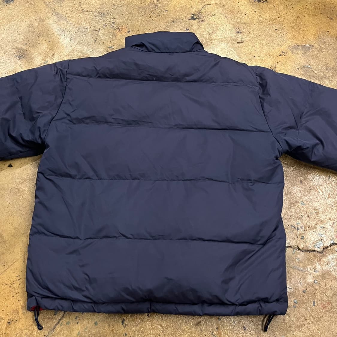 [정품/L] 프레드페리 리버시블 패딩 점퍼 네이비레드 b8 상품이미지5