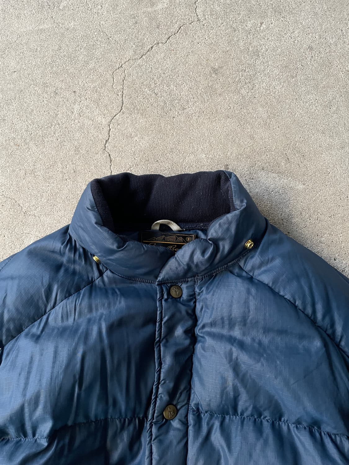 70s Eddie Bauer Goose Down Navy Blue  상품이미지4