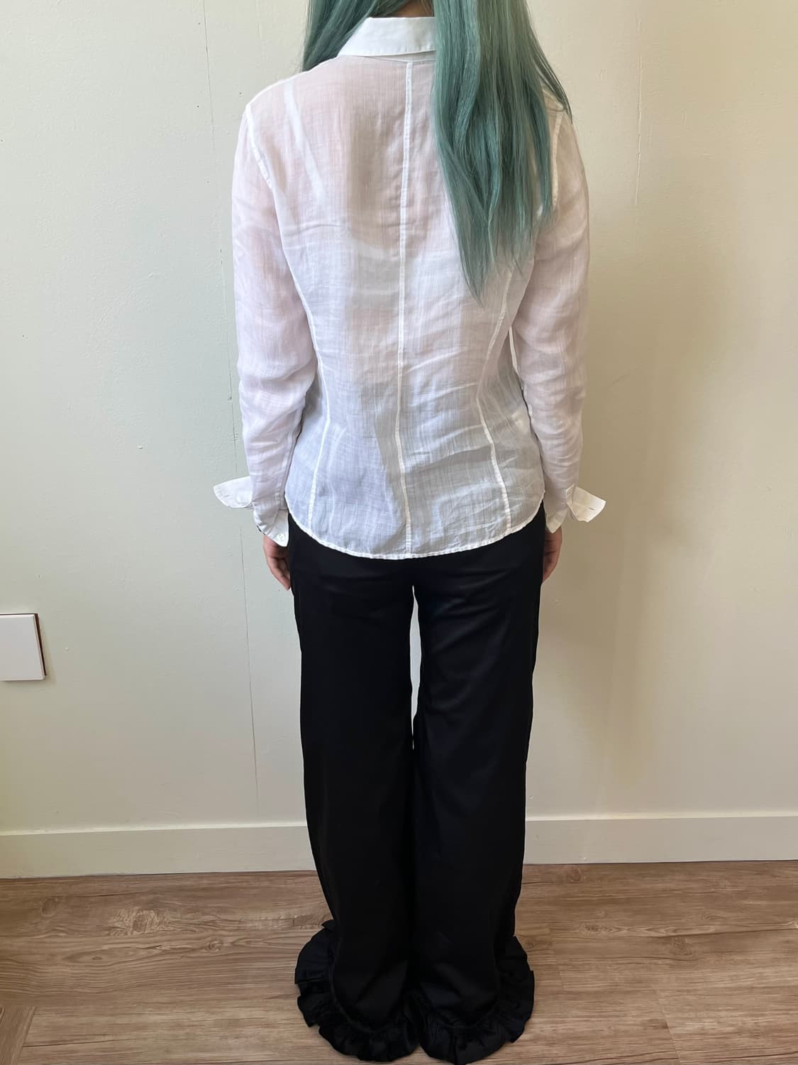 Sonia rykiel 큐빅 화이트 블라우스 상품이미지8
