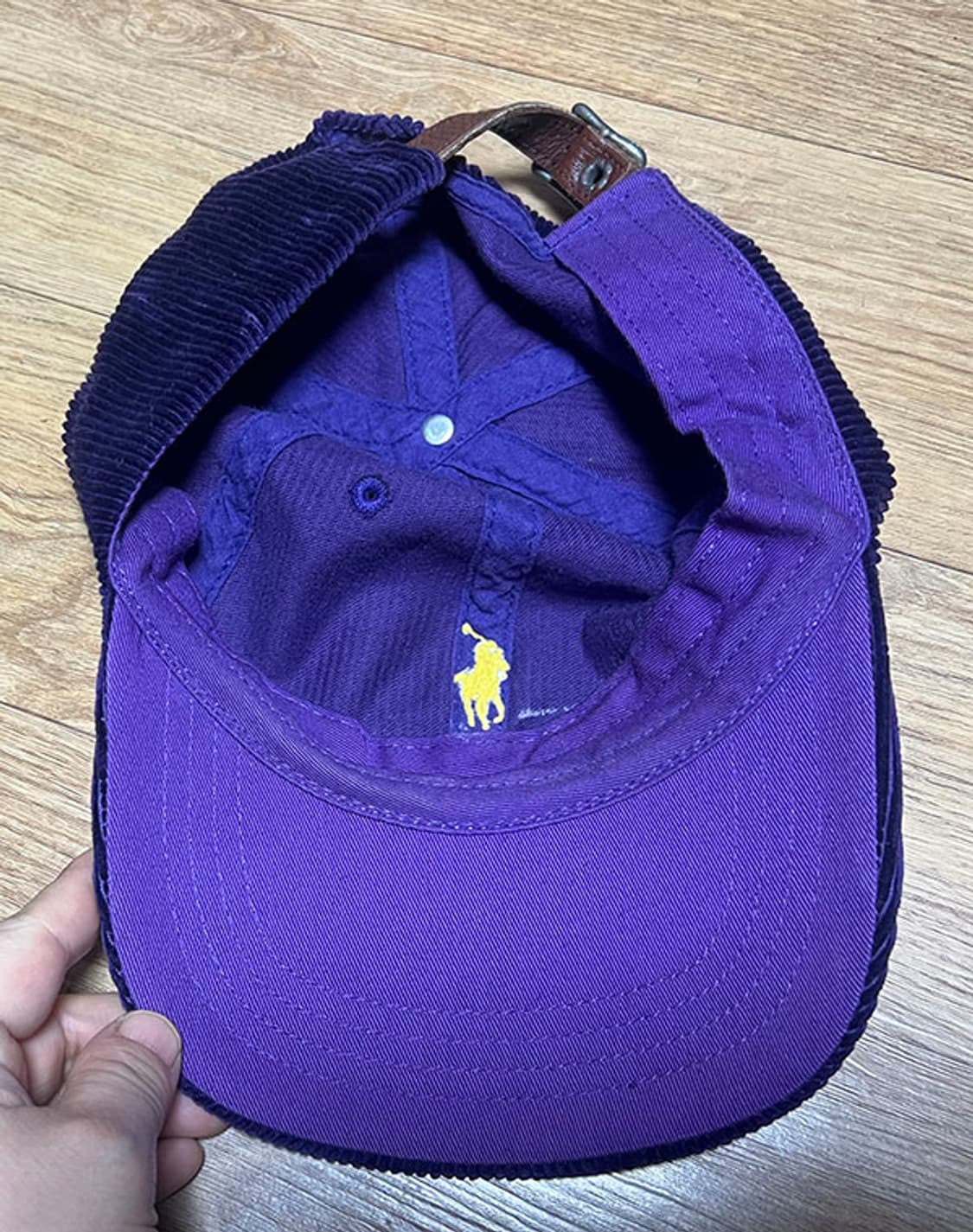 POLO 폴로 코듀로이 볼캡 모자 가죽 프리 남녀공용 캐주얼  상품이미지3