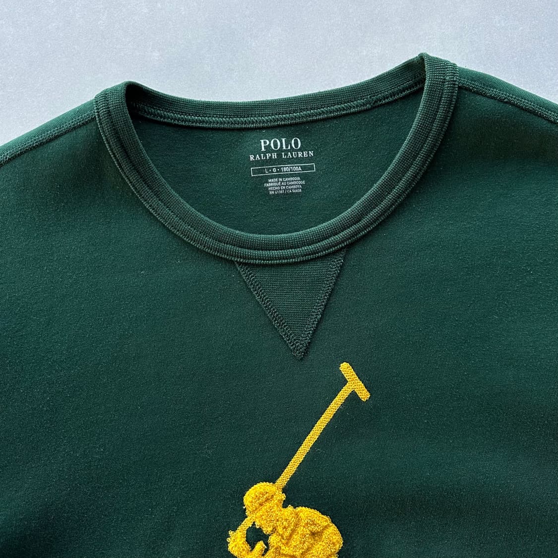 [L]폴로 랄프로렌 빅포니 그린 맨투맨 상품이미지7