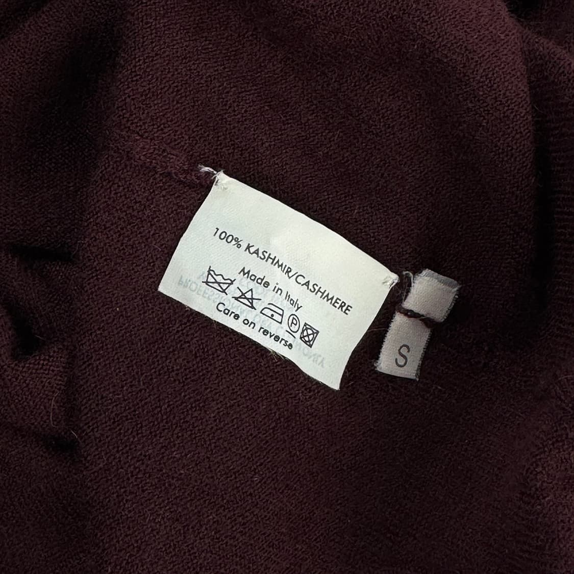 입생로랑 타이 넥 캐시미어 니트 탑 상품이미지4