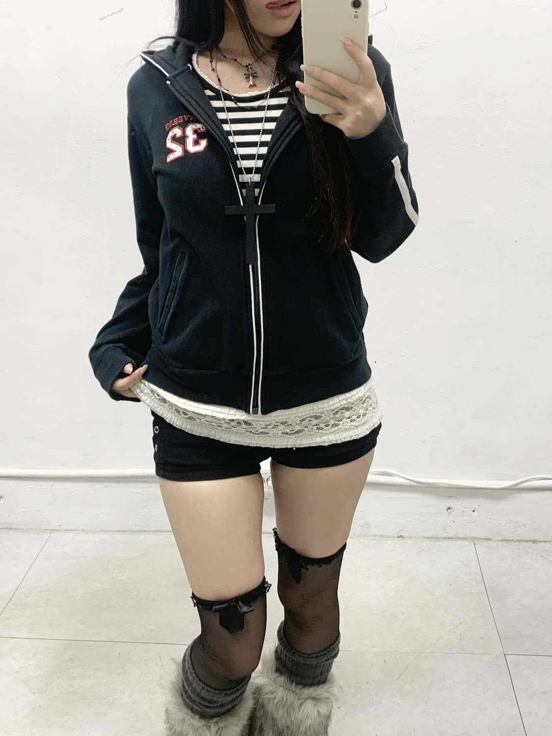 [CONVERSE] 컨버스 y2k 후드집업 상품이미지3