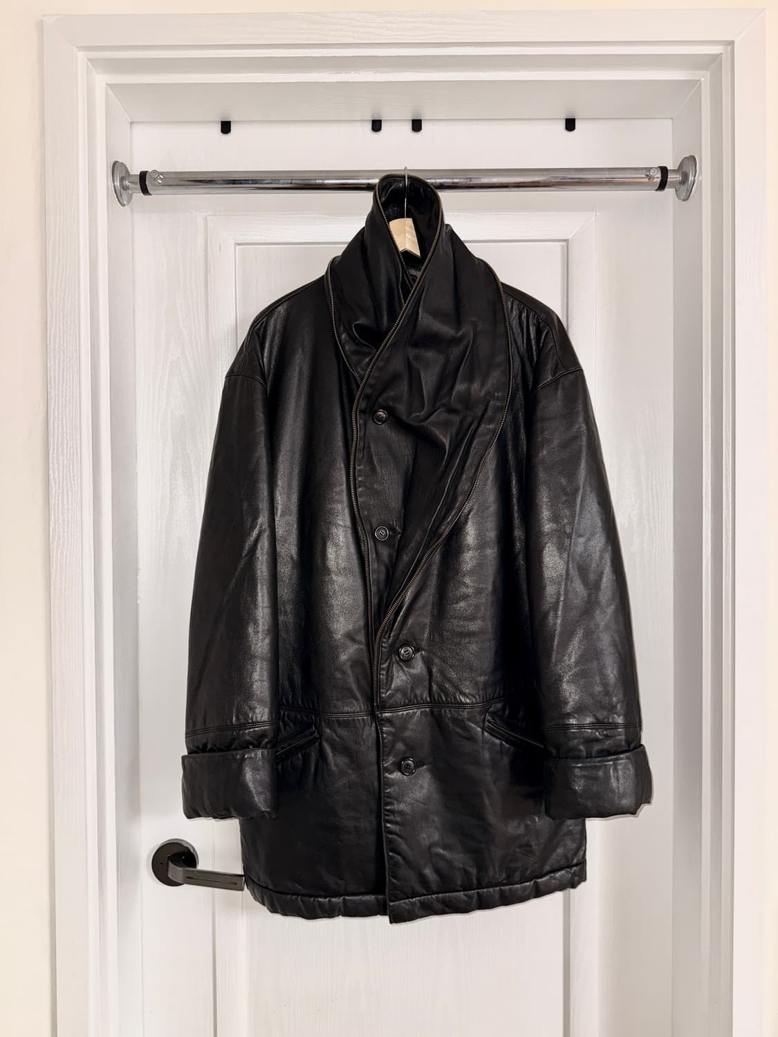 91AW Convertible Leather Jacket 상품이미지3