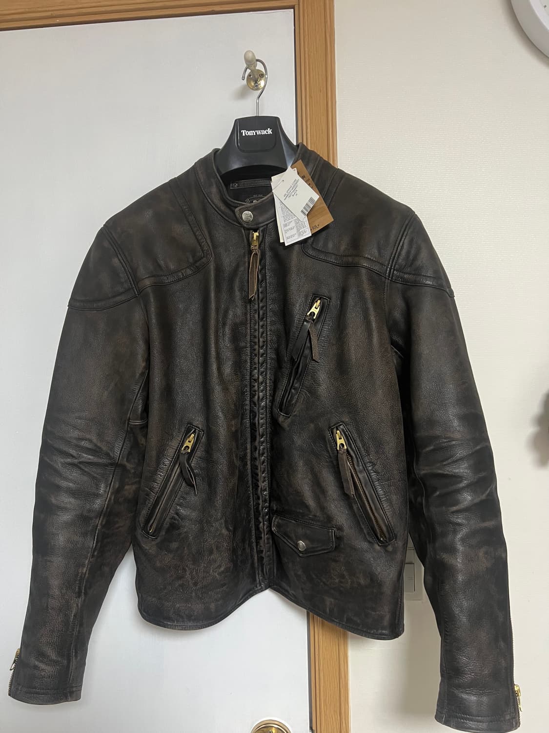 RRL 모토 레더 자켓 M 상품이미지1