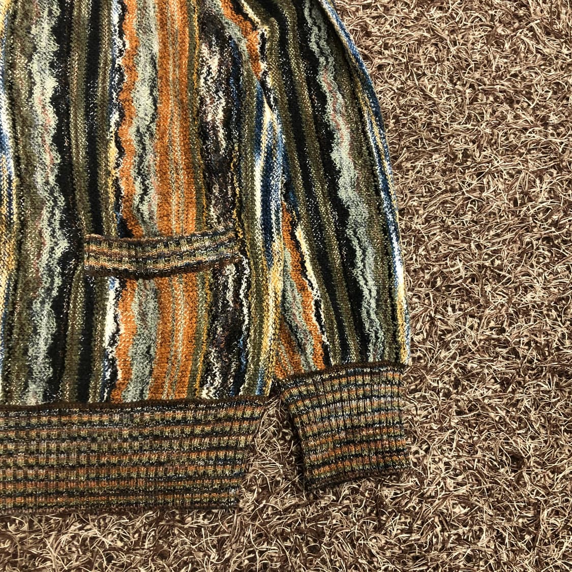 PESKARA 패턴 니트 가디건 상품이미지3