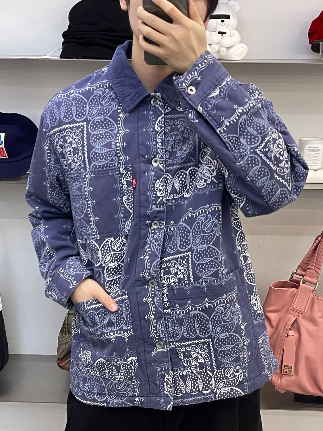 리바이스 Byxbee 페이즐리 초어 자켓 상품이미지2