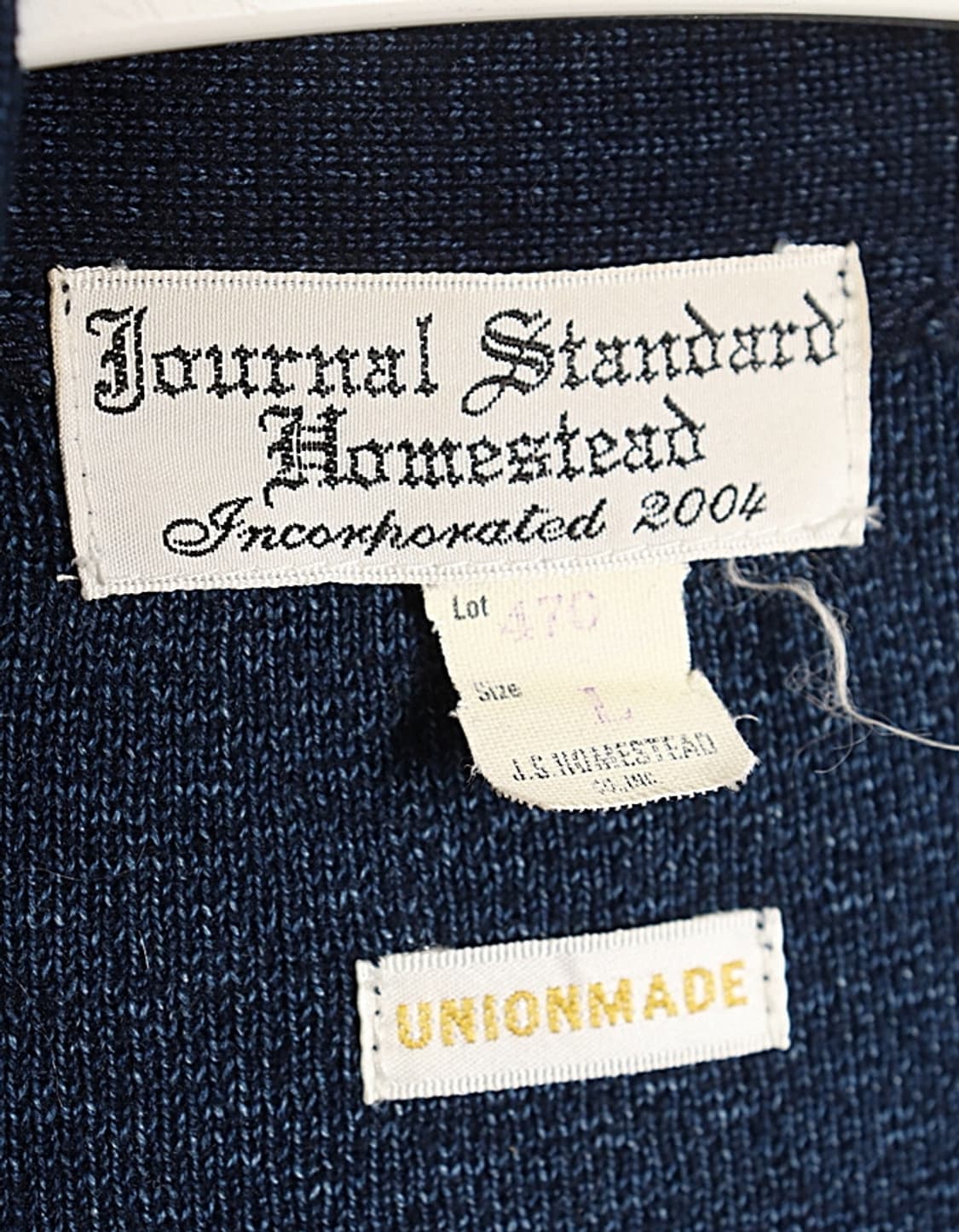 J.S Homestead 인디고 패턴 가디건 상품이미지7