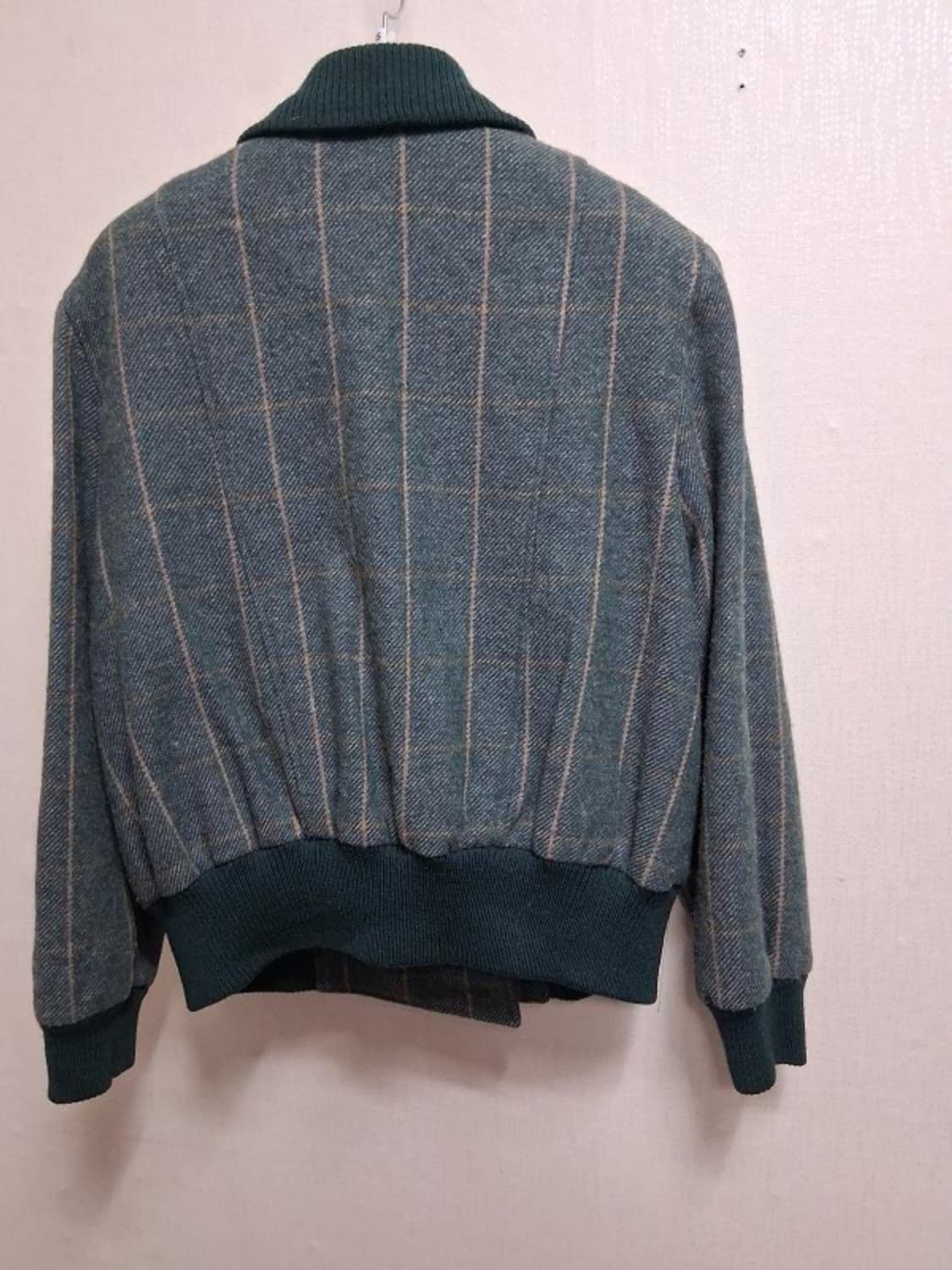 MELF 일본빈티지 그린체크 모직투피스 셋업 레트로가오리핏 55 66 2 상품이미지3