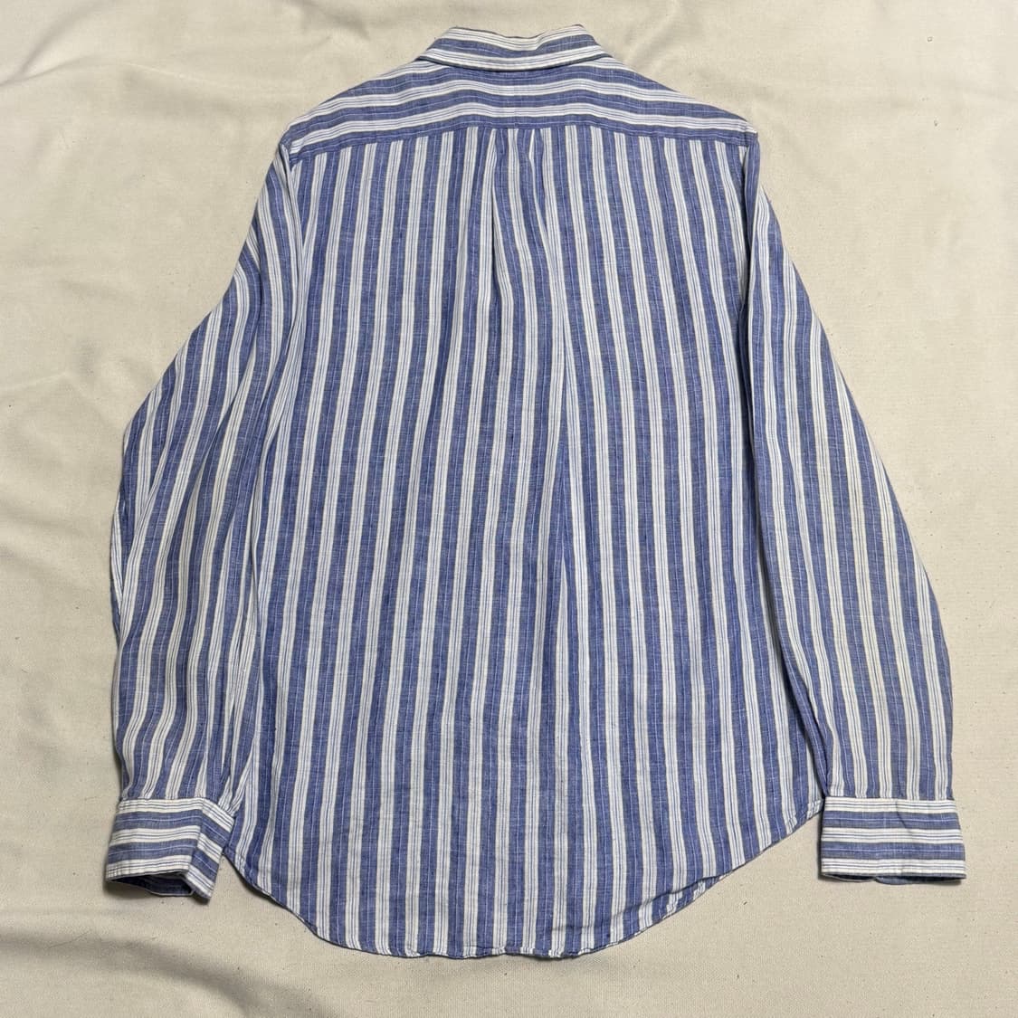 M 폴로랄프로렌 클래식핏 스트라이프 린넨 셔츠 상품이미지3
