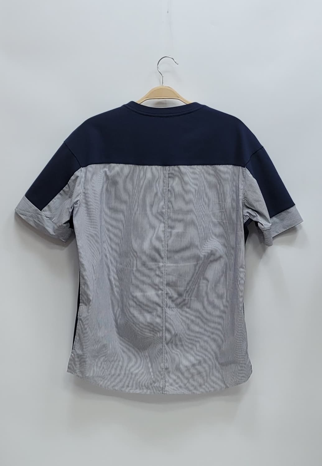 TIME 한섬 타임 옴므 레이어드 반팔 티셔츠 / 남 100 네이비
 상품이미지2