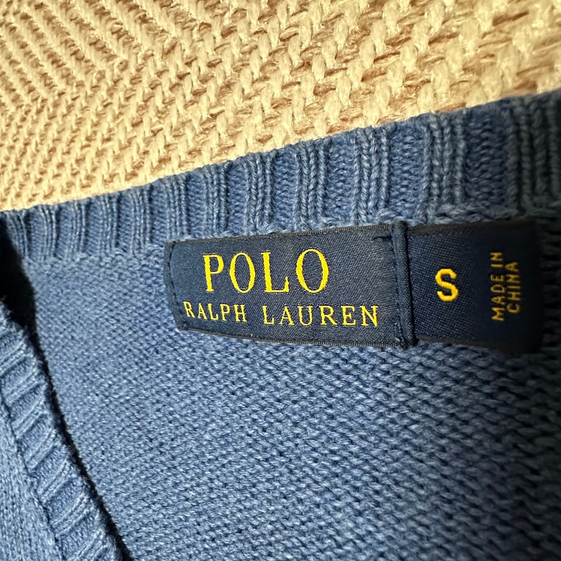 POLO RALPH LAUREN knit sweater blue 상품이미지4