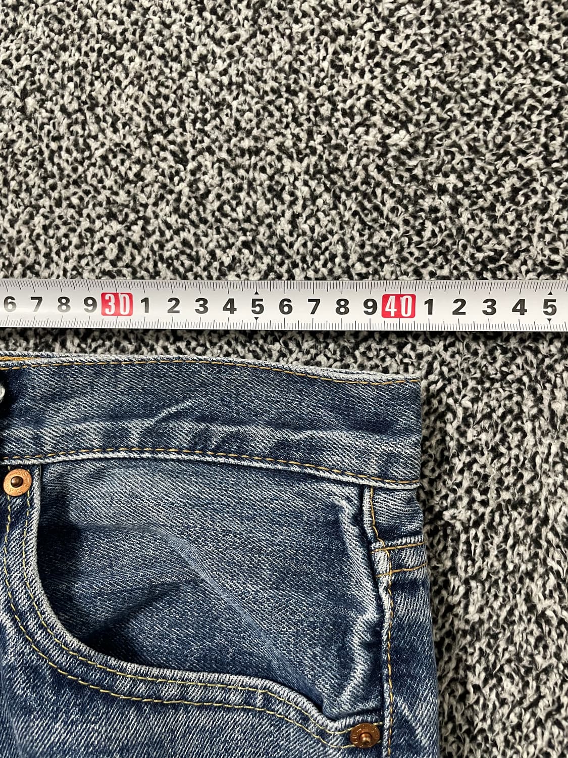 빈티지9. 리바이스 502 워시드 레귤러핏 데님팬츠 청바지 상품이미지4