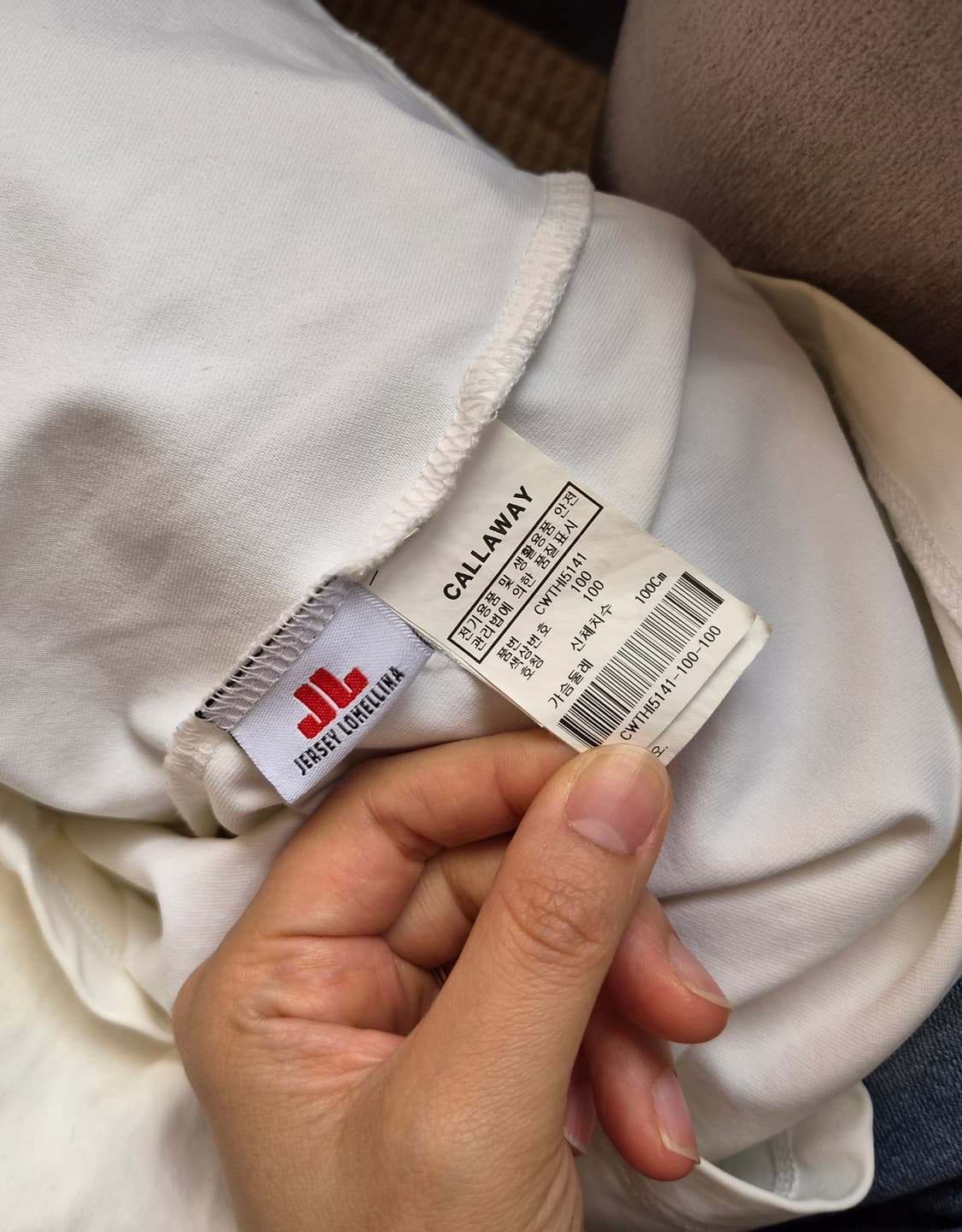 캘러웨이 여성 하프넥긴팔골프티셔츠 100사이즈 상품이미지8
