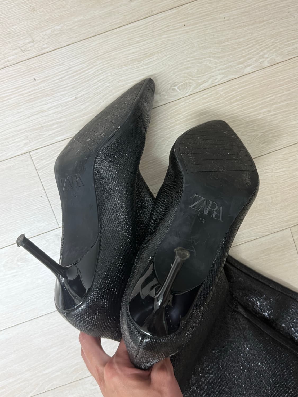자라 블랙 부츠 245 상품이미지5