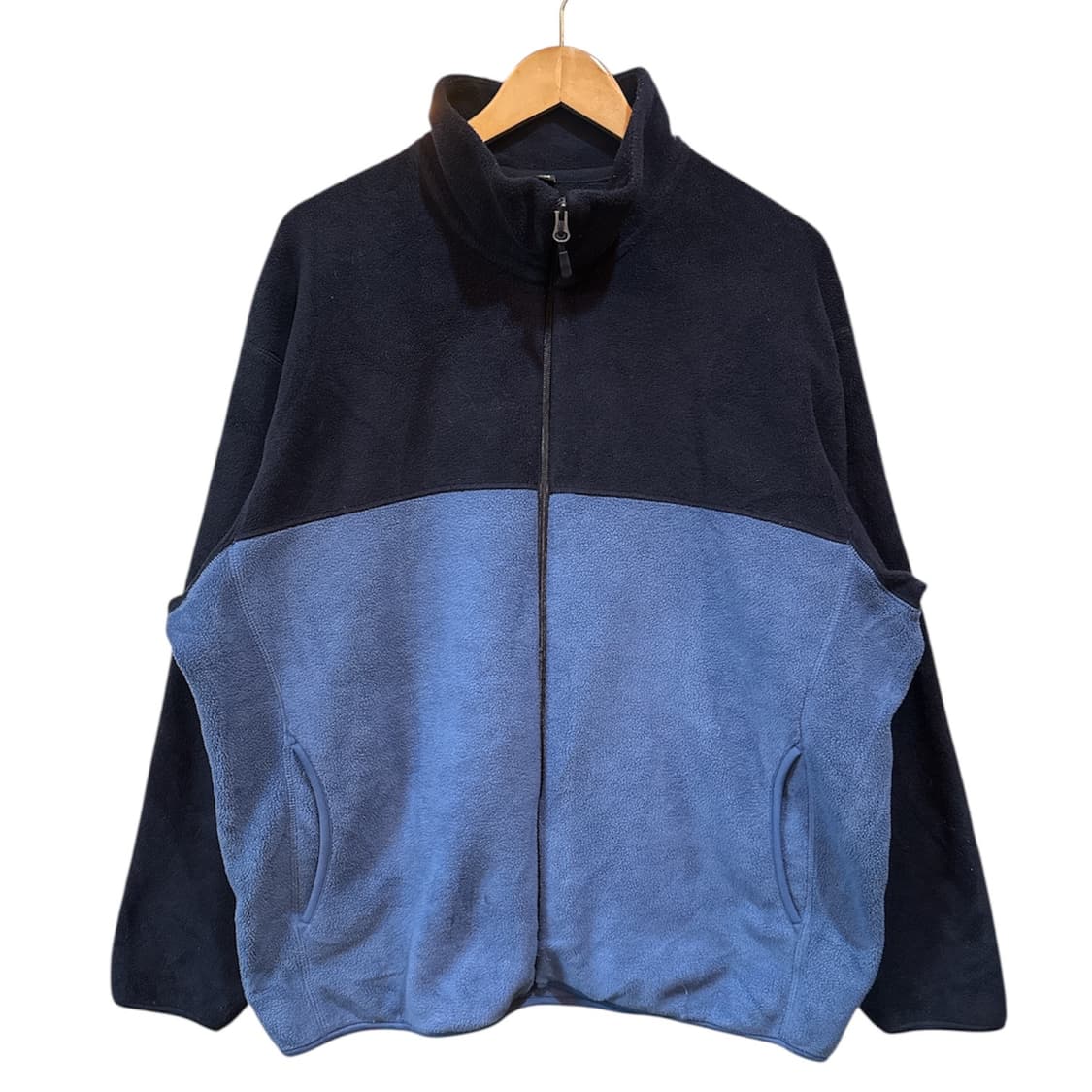 유니클로 배색 후리스 집업  상품이미지1