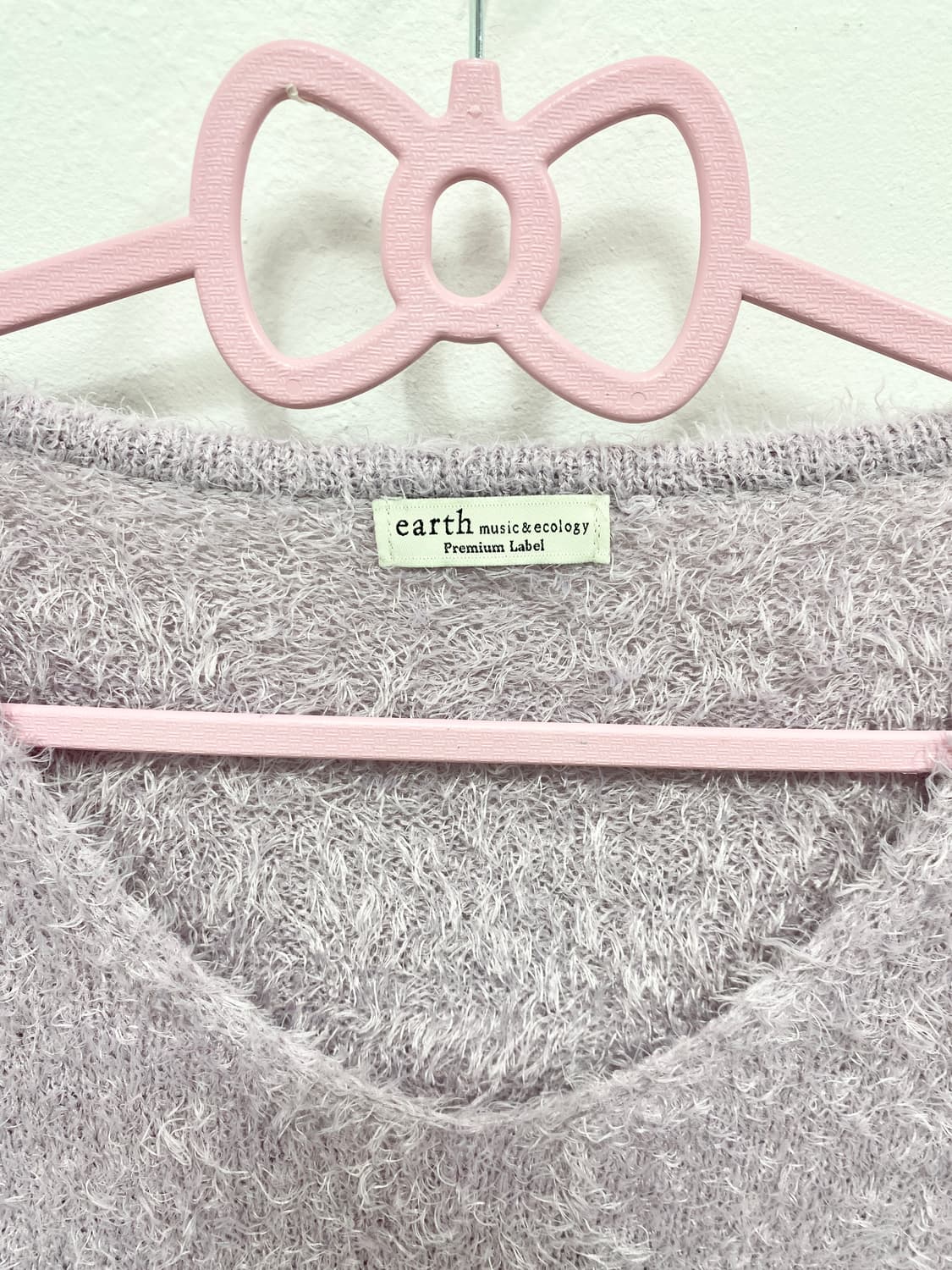 [EARTH MUSIC] 포도맛 로걀 앙고라 니트  상품이미지6