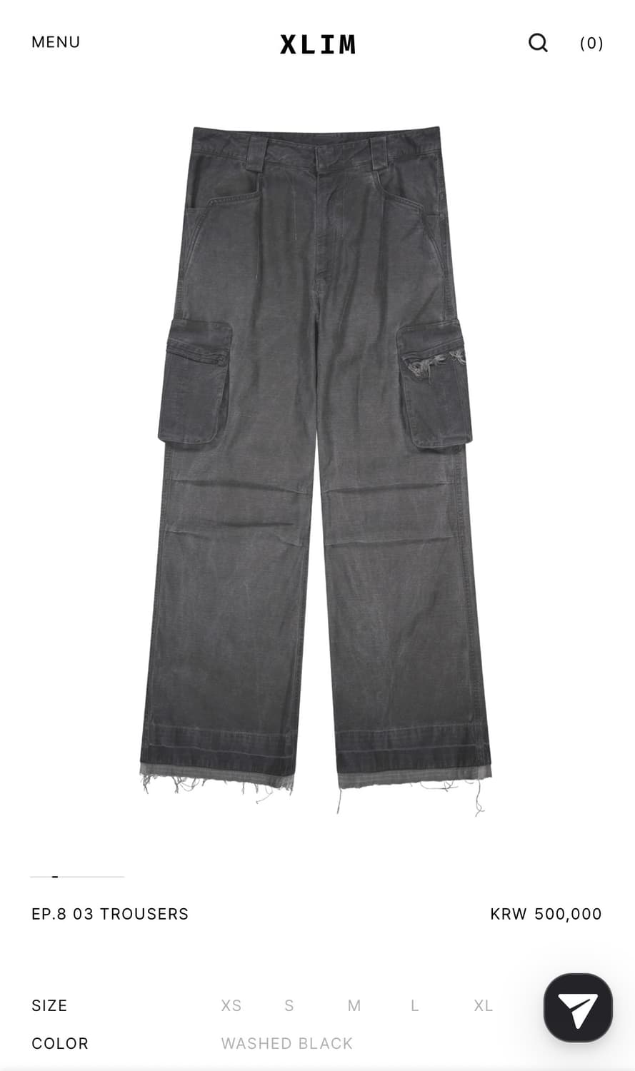 !!급처!! 엑슬림 ep.8 03 트라우저 상품이미지1