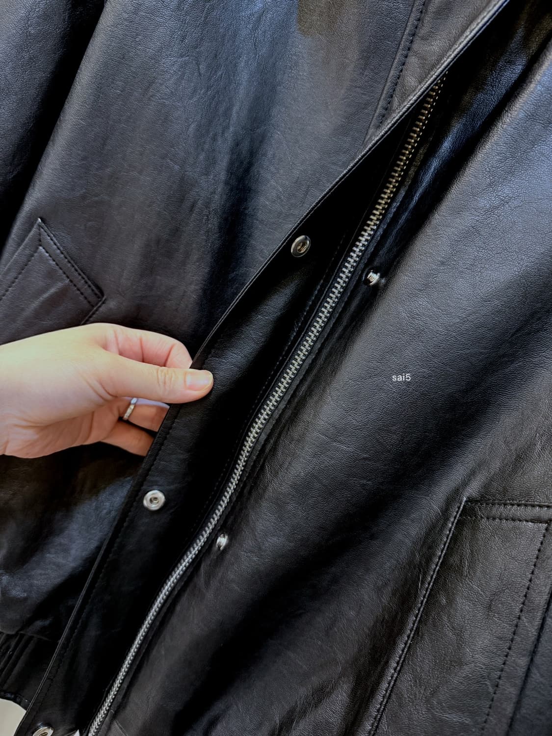 닐바이피 블루종 레더자켓 상품이미지7