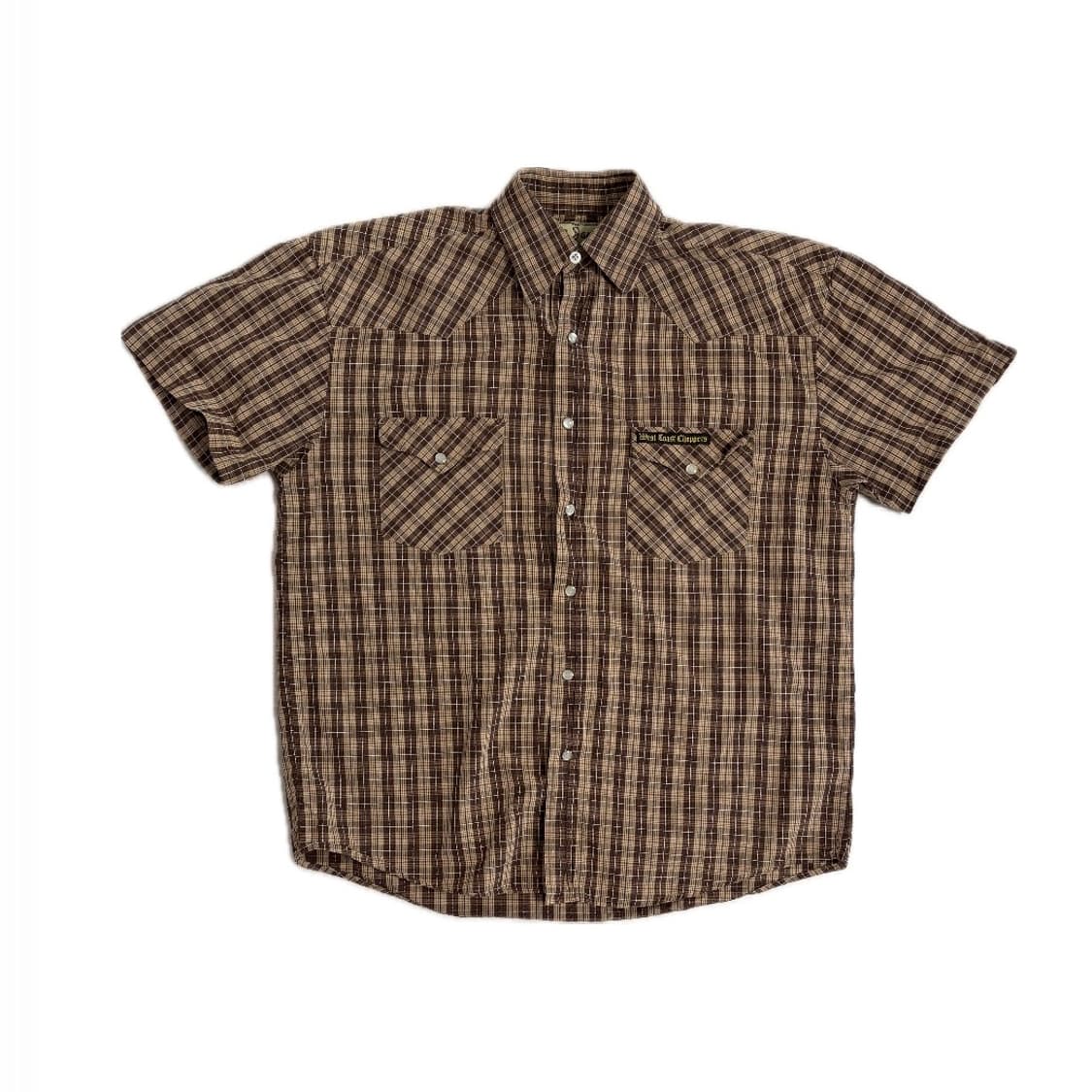 웨스트 코스트 차퍼스 웨스턴 체크 셔츠 브라운 상품이미지1