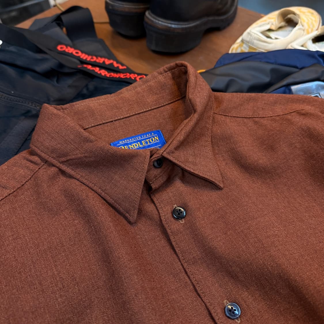 펜들턴 퓨어 버진 울 셔츠 L  ~ XL 상품이미지2