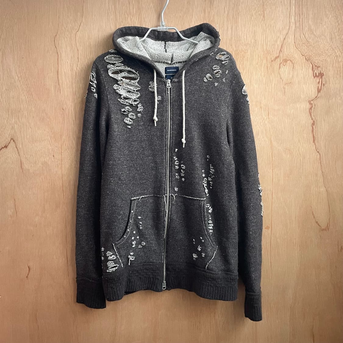 미하라야스히로 데미지 후드집업 상품이미지1