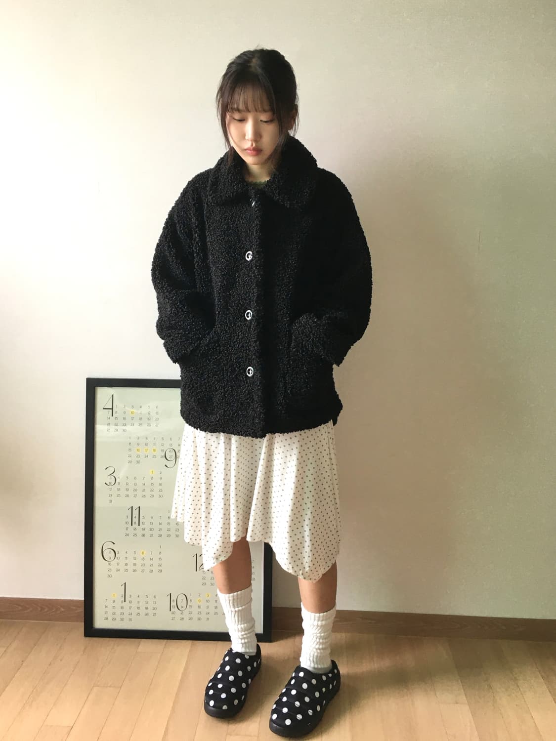 뽀글이 퍼 자켓 코트 상품이미지4