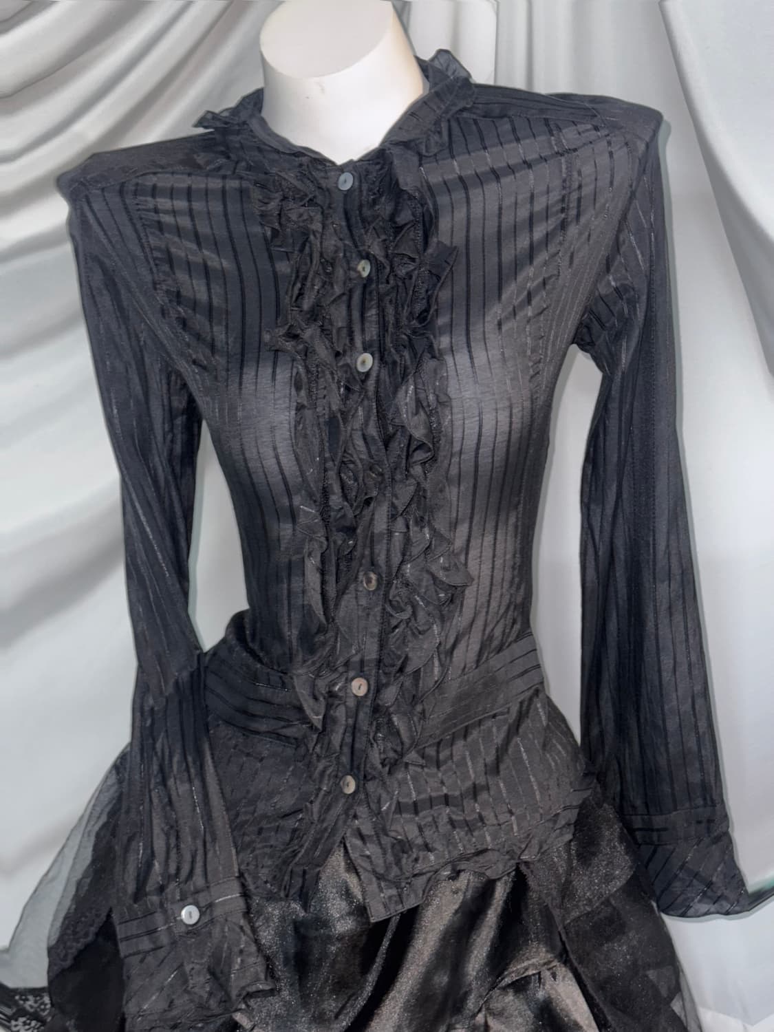 캐캐체세라깔 고스고딕 레이스 코르셋 코디세트  상품이미지4