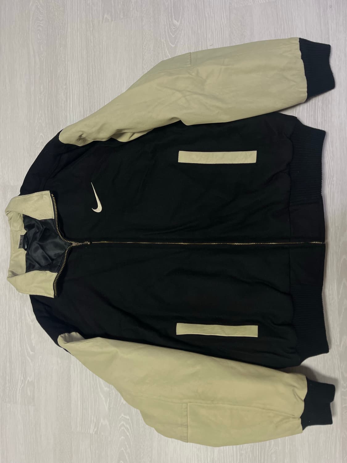 나이키 빅로고 소가죽점퍼 M(XL) 상품이미지2